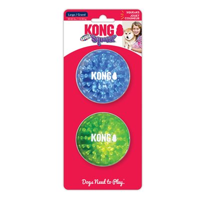 Balle Kong Geodz Squeezz (Paquet de 2)