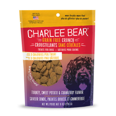 Gâteries Pour Chien Charlee Bear 8 Oz *Dinde, Patate Douce Et Canneberge*