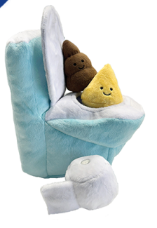 Jouet Pour Chien Foufit En Forme De Toilette