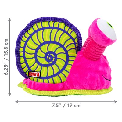 Jouet Escargot Kong 'rattle tropics' Moyen/Grand