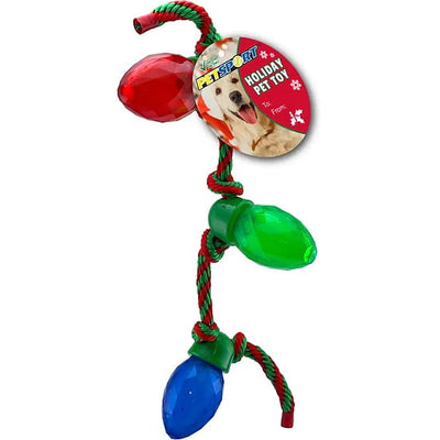 Jouet Pour Chien Corde Avec Lumière De Noël De Petsport