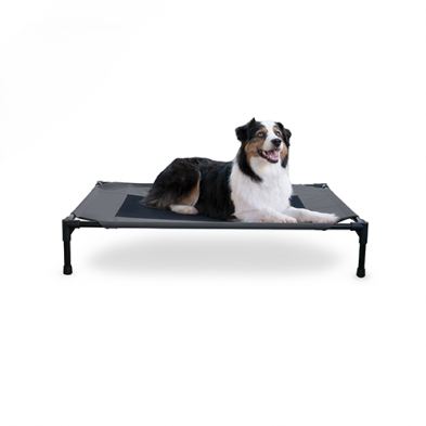 Lit Surélevé Gris 30''x42''x7''