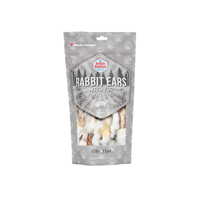 Snack Station Oreilles De Lapin Avec Fourrure (9 oreilles/sac)