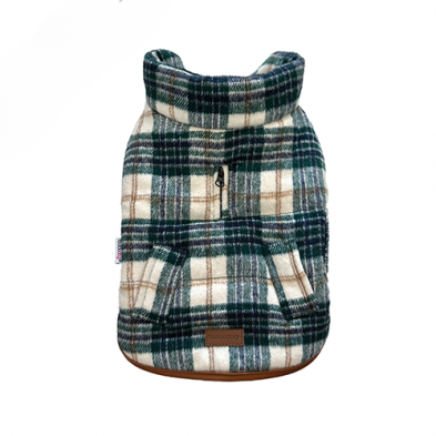 Veste Pour Chien À Motif Écossais (Carreauté)