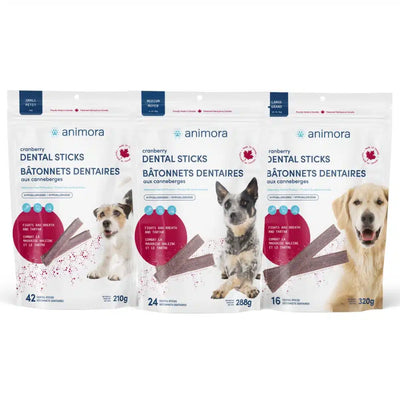 Bâtonnets Dentaire Aux Canneberges Pour Chien- Animora