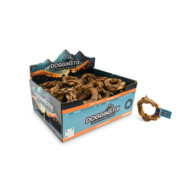 Disque Tressé De Collagène d'Agneau pour Chien - DOGGINSTIX