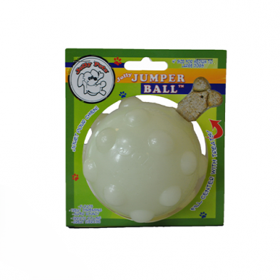 Balle rebondissante à remplir fluoressante 4'' ''Jolly Pets''
