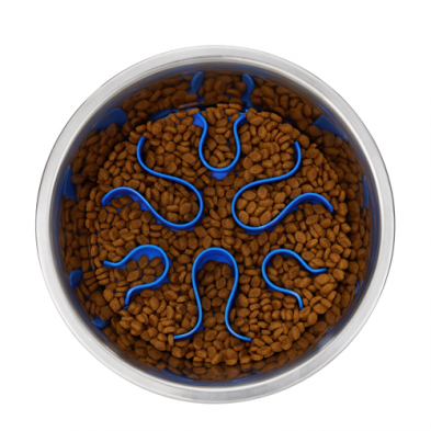 Bol ralentisseur fun feeder slo En acier inoxydable