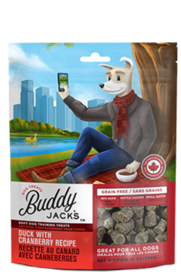 Gâterie Pour Chien ''Buddy Jack's'' Au Canard Et Canneberges