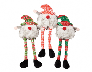 Jouet Pour Chien Gnomes À Longues Jambes De Noël