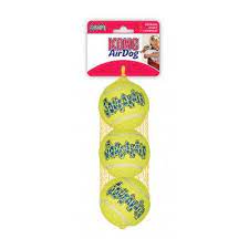 Balles de tennis Kong Squeak Air (paquet de 3)