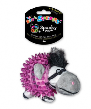 Jouet Zèbre Petits Chiens - Spunky Pup