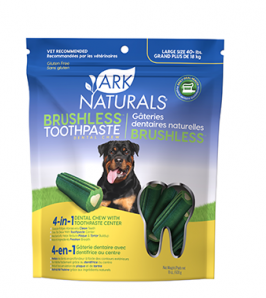 Gâteries dentaires naturelles "Brushless" pour chien - Ark Naturals