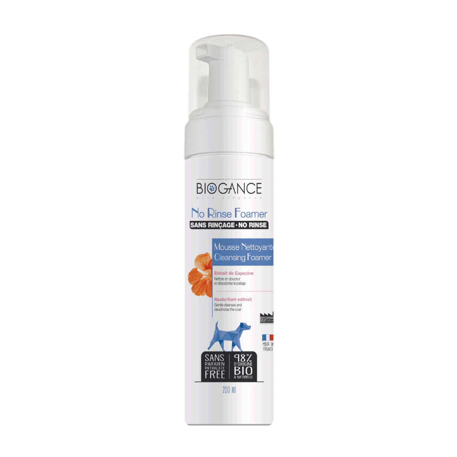 Biogance - Mousse nettoyante pour chien sans rinçage