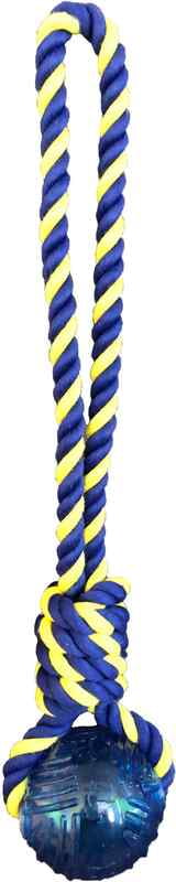 Jouet Pour Chien Corde 14'' avec Balle de 2.5''