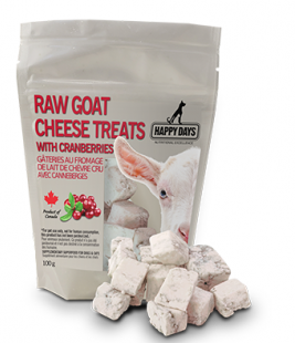 Gâteries Au Fromage De Lait De Chèvre Cru et Fruits (Choix Variés) Pour Chien Et Chat