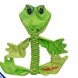 Jouet pour chien à tête plate avec corde en forme d'Aligator