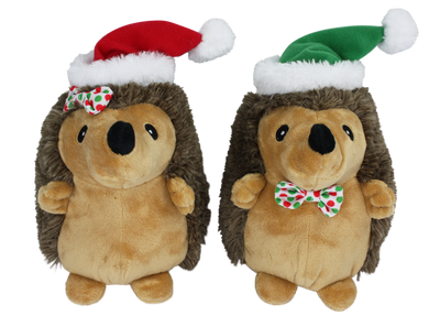 Jouet En Peluche Pour Chien Sous Forme De Hérissons Noël