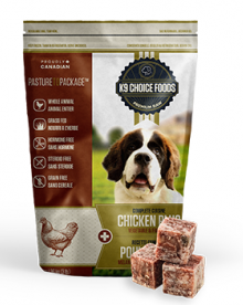 Gâterie De Cru K9 Pour chien *Poulet-Légume-Fruit*