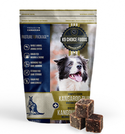 Morceaux De Kangourou, Fruits Et Légumes Congélés K9 *Cru*