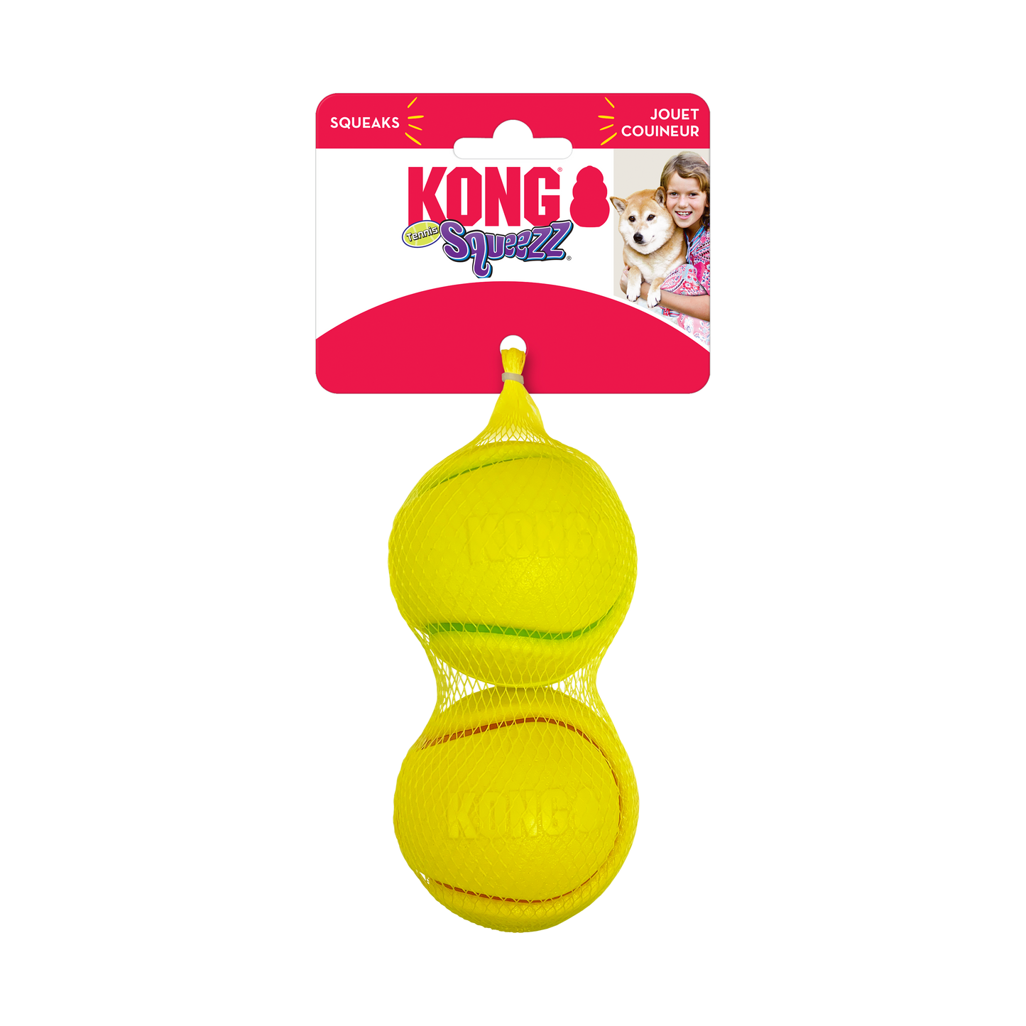Jouet Balle 'Squeezz Tennis' - Kong
