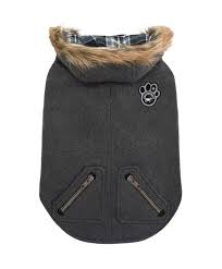 Manteau Canada Pooch Pour Chien *chalet coat Gris*