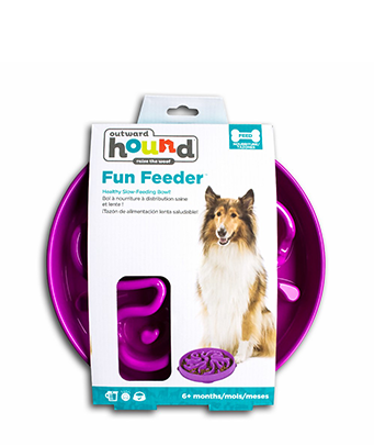 Bol ralentisseur fun feeder - Mauve