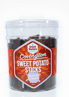 Bâtonnets de Patates Douces- Bleuet et Yogourt