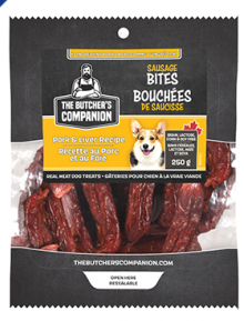 Gâterie Pour Chien '' Morceau De Saucisse Porc Et Foie''