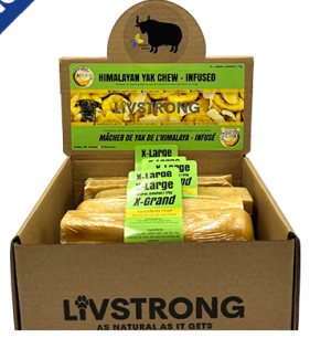 Fromage De Yak Livstrong Pour Chien Infusé Aux Bananes Et Noix De Coco