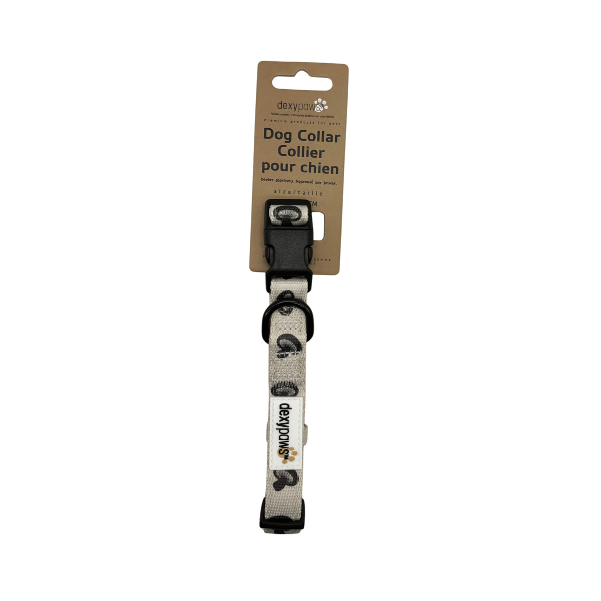 Collier Dexypaws En Polyester Pour Chien - Champignons