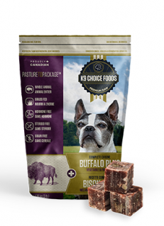 Gâterie Congelé De Cru K9 *Bison-Légume-Fruit*