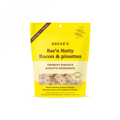 Gâterie Pour Chien Bocce's *Beurre D'Arachides Et Bacon*