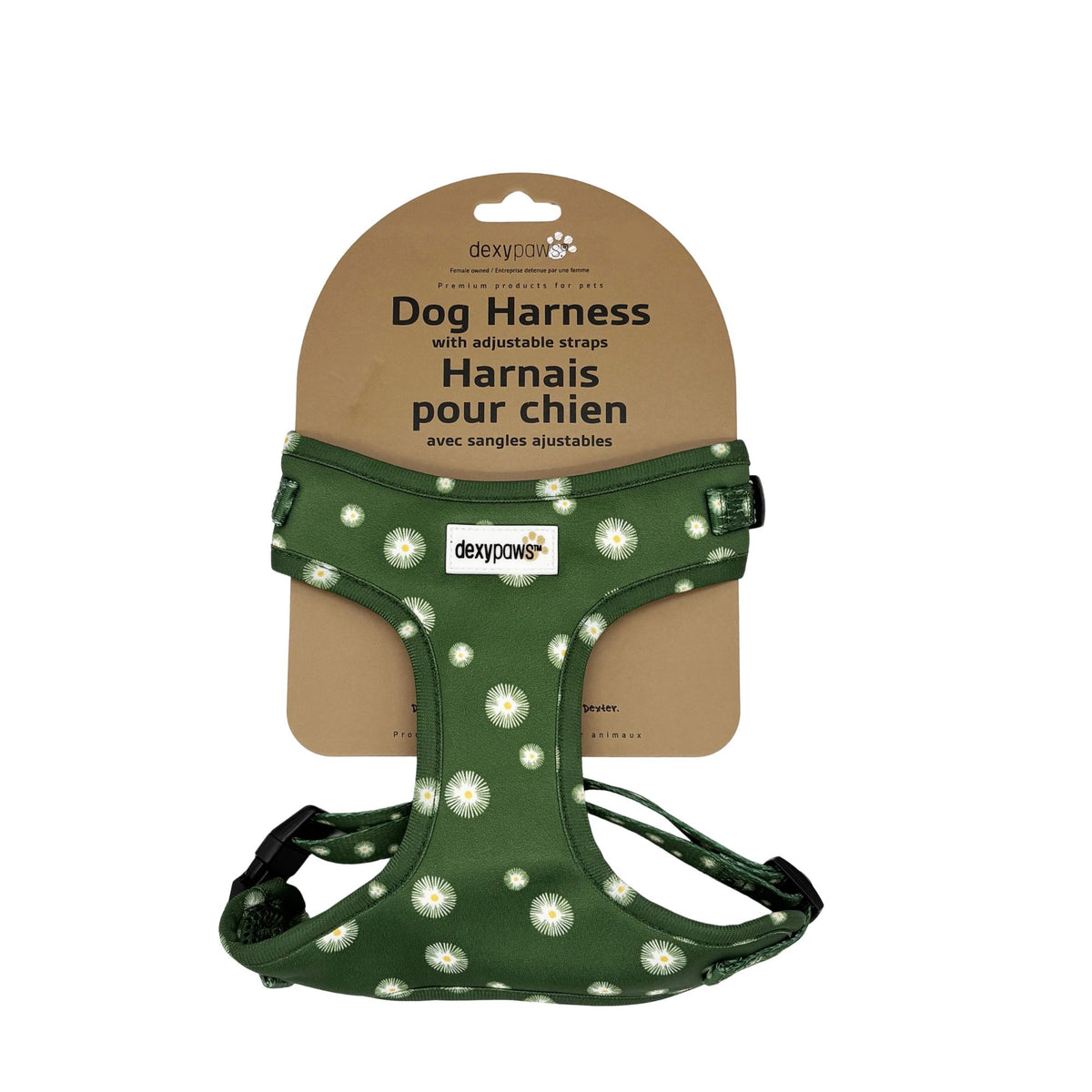 Harnais Dexypaws En Néoprène Pour Chien - Marguerites