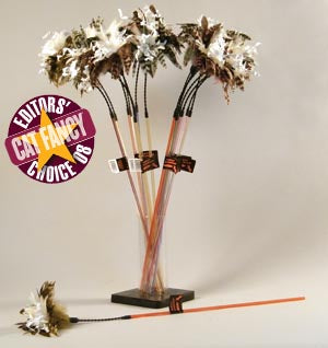 Jouet Agace Chat plume