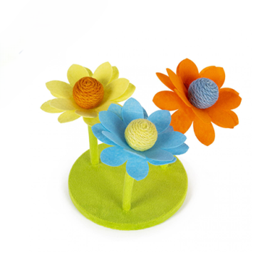 Jouet Pour Chat *Fleurs Sur Base*