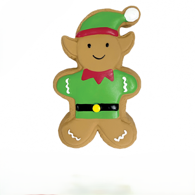 Jouet Latex Biscuit Pain d'épices Noël