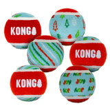 Balle Kong "Squeak Air" Noël(paquet de 6)