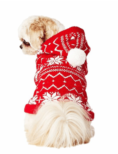 Chandail De Noël Pour Chien * Flocons *