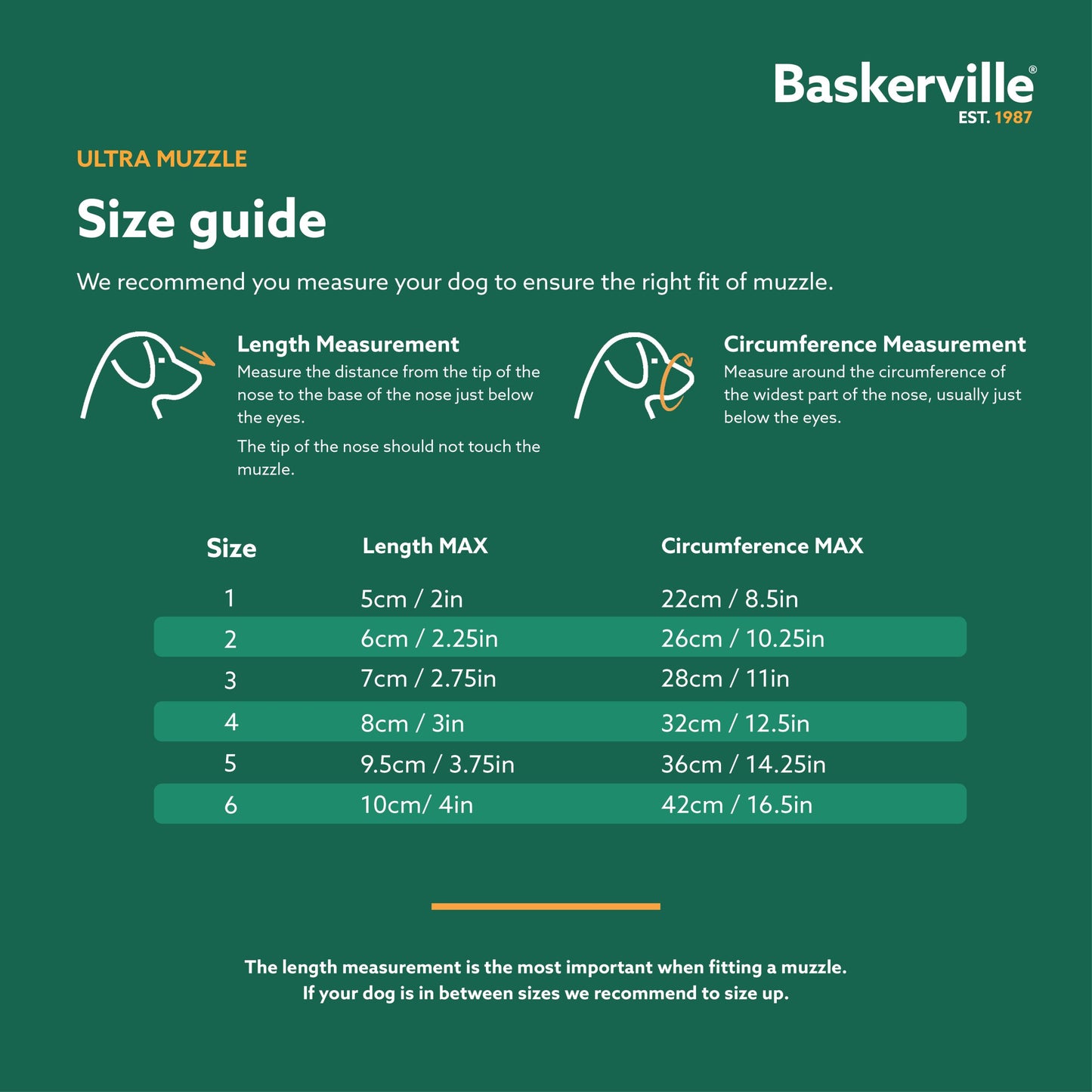 Muselière Ultra Baskerville