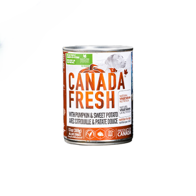 Nourriture Humide pour Chien Citouille Et Patate Douce -Canada Fresh