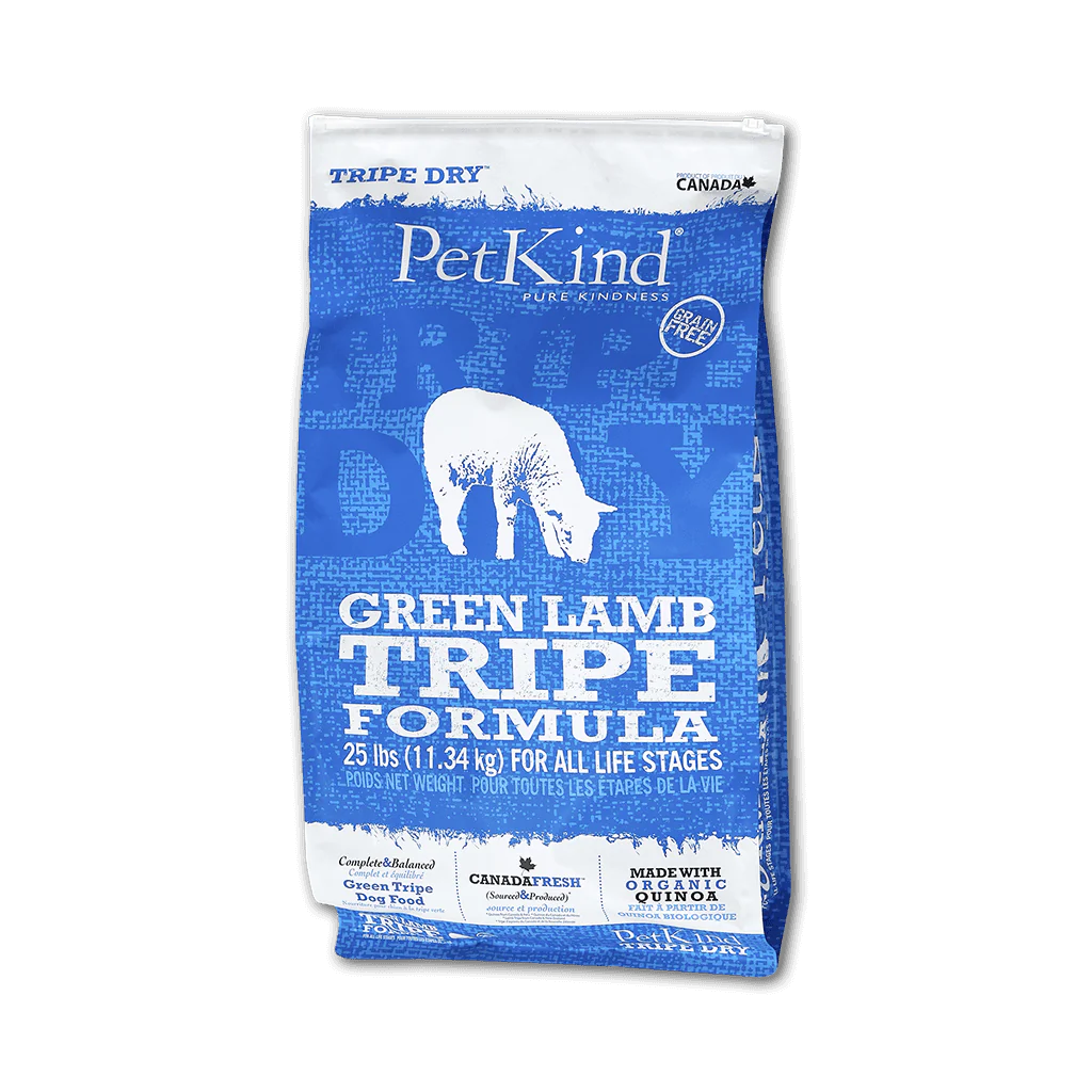 Nourriture Sèche Sans Grains À La Tripe Verte D'Agneau - PetKind