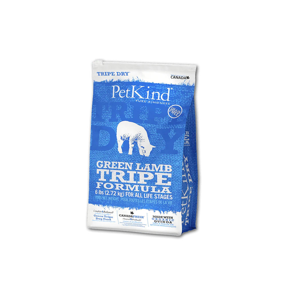 Nourriture Sèche Sans Grains À La Tripe Verte D'Agneau - PetKind