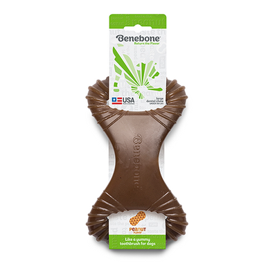 Jouet à mâcher pour Chiens rocking dental au beurre d'arachide Benebone