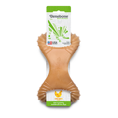 Jouet à mâcher pour Chiens 'rocking dental' au Poulet Benebone