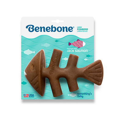 Jouet à mâcher pour Chiens fishbone au saumon Benebone