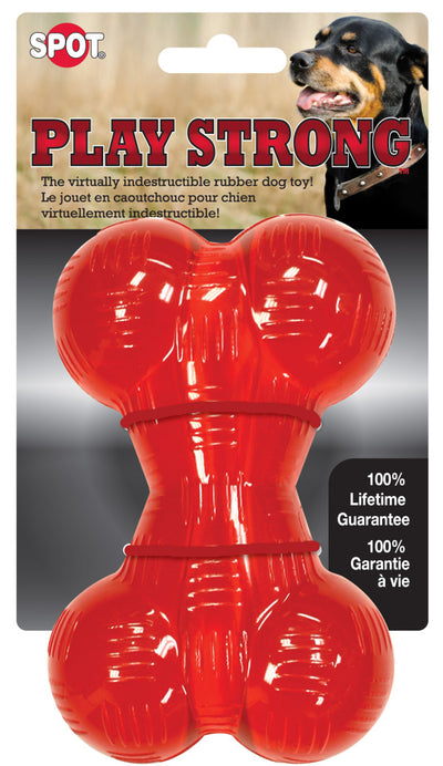 Jouet spot play strong en forme d'os