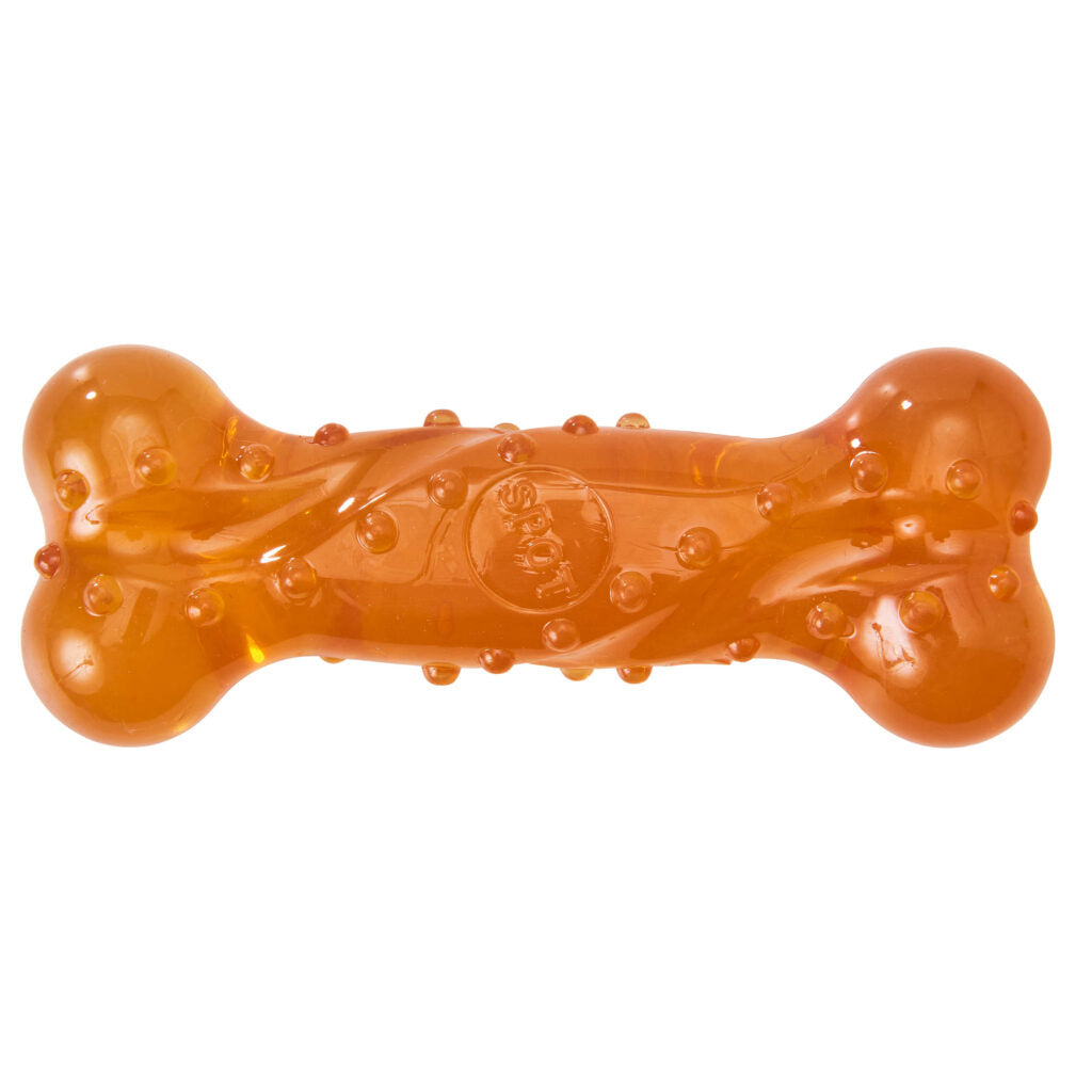 Jouet spot play strong SCENT-sations en forme d'os à la senteur de beurre d'arachide