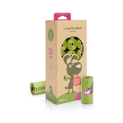 Boite de 315 Sacs de Ramassage odeur de lavande (21 rouleaux )