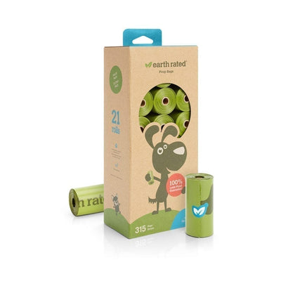 Boite de 315 sacs de ramassage non parfumés (21 rouleaux)